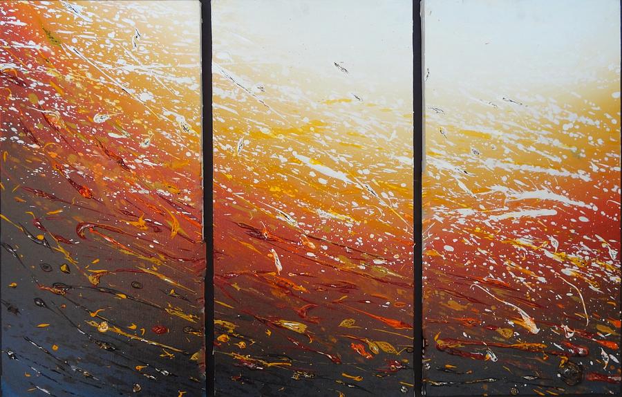 Abstract Painting - Winds of change by Namrata Kanwar