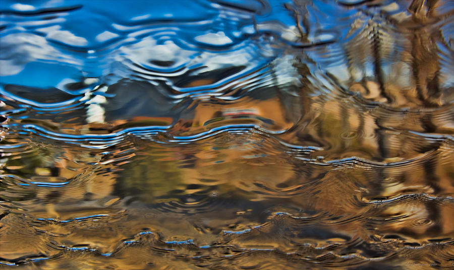 Abstract Photograph - Windscreen Water by Britt Runyon
