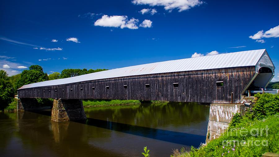 Windsor - Cornish Covered Bridge. #1 Photograph by New England Photography