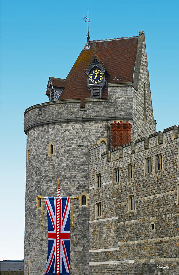 Windsor Castle Curfew Tower Photograph by Shanna Hyatt