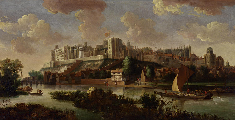 Windsor Castle Seen From The Thames, Unknown Artist by Litz Collection