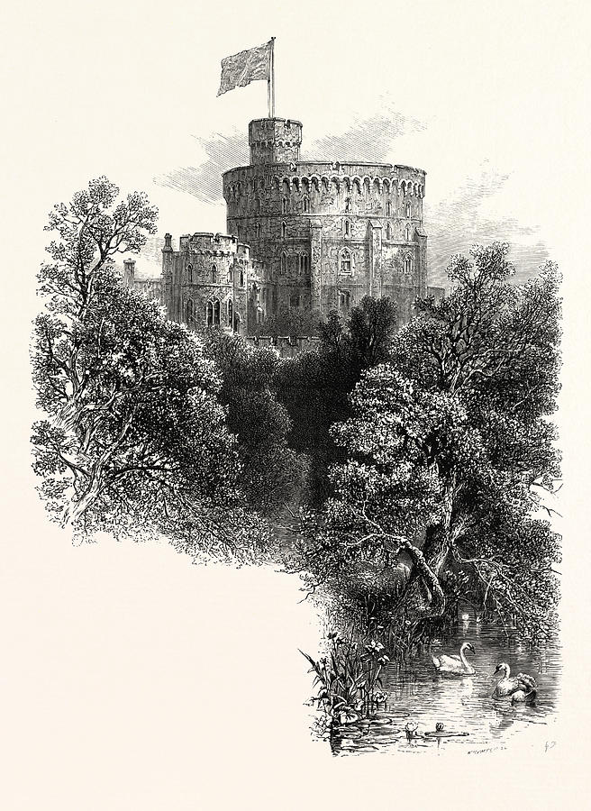 castle tower drawing