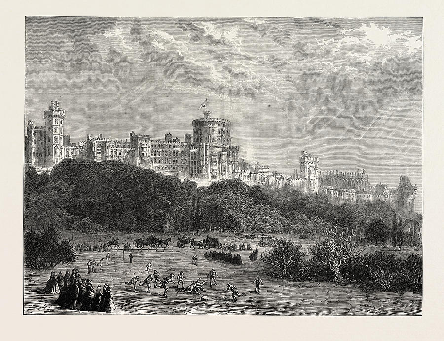 Windsor Castle, Uk Drawing by English School - Fine Art America