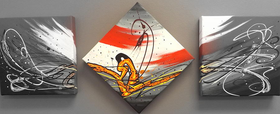 Windsurfer Spotlighted Painting by Darren Robinson
