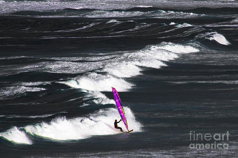 Windsurfing Man Photograph by Terri Waters