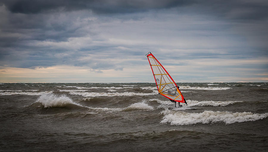 Windsurfing Photograph by Sandy Roe