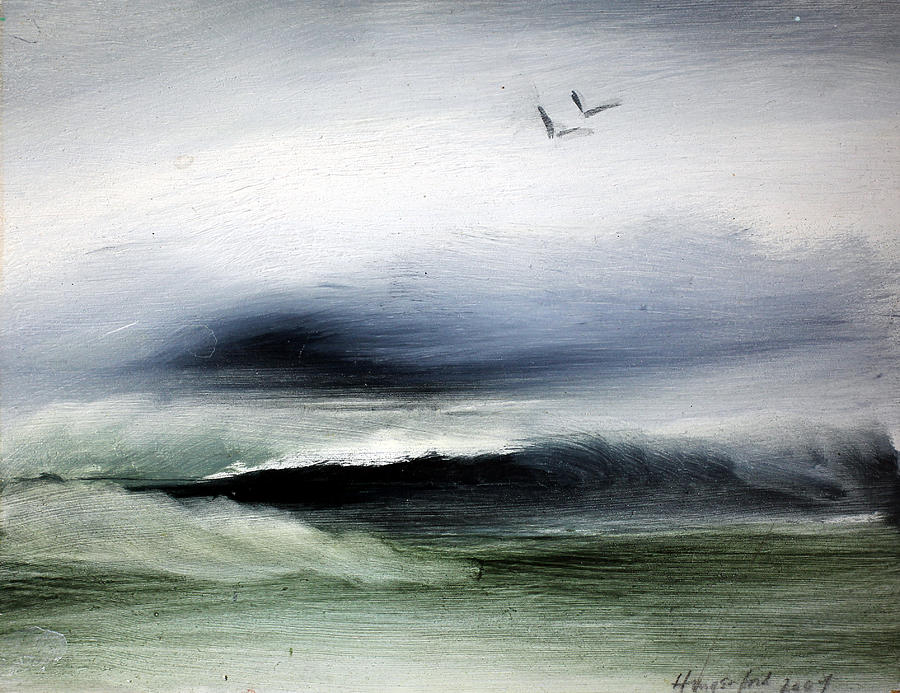 Windswept Painting by Kate Hungerford
