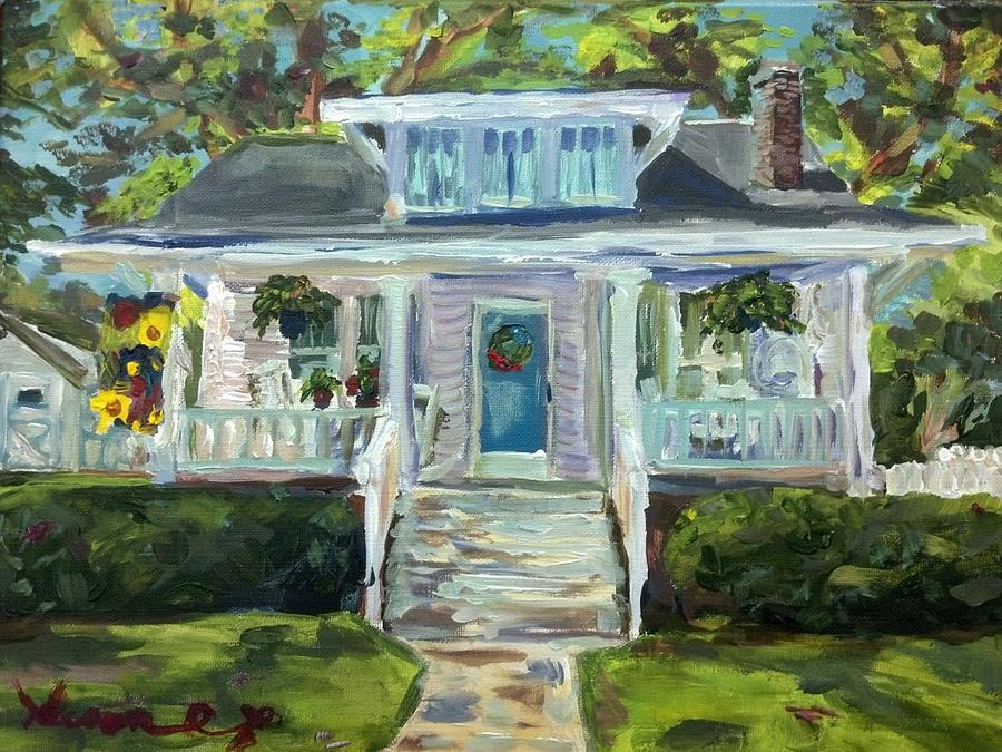 Windy Acre Cottage Painting by Susan Elizabeth Jones