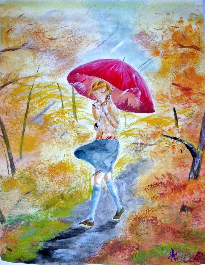 Windy Day Painting by Katerina Naumenko - Fine Art America