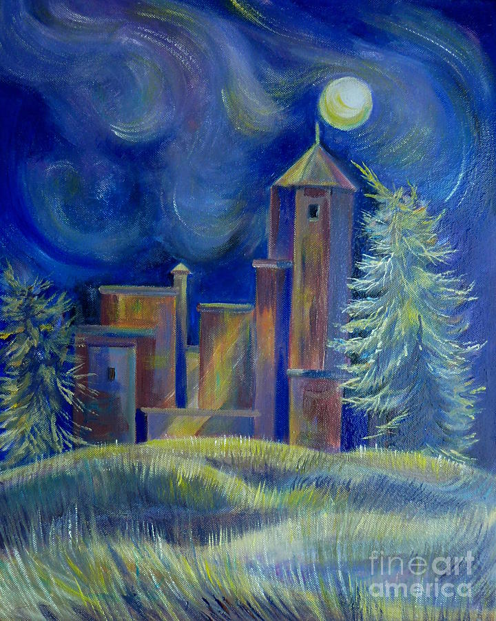 Windy Night in Midnapore Painting by Anna  Duyunova