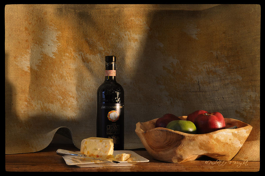 Wine and Cheese 1 Photograph by Paulette B Wright