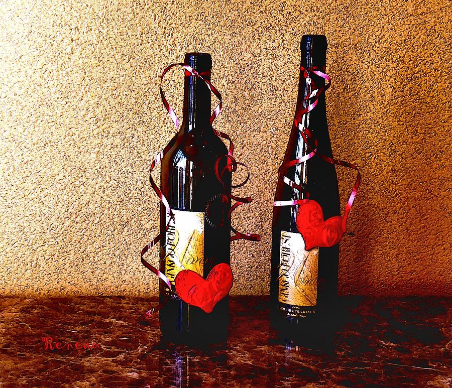 WINE and HEARTS Photograph by A L Sadie Reneau