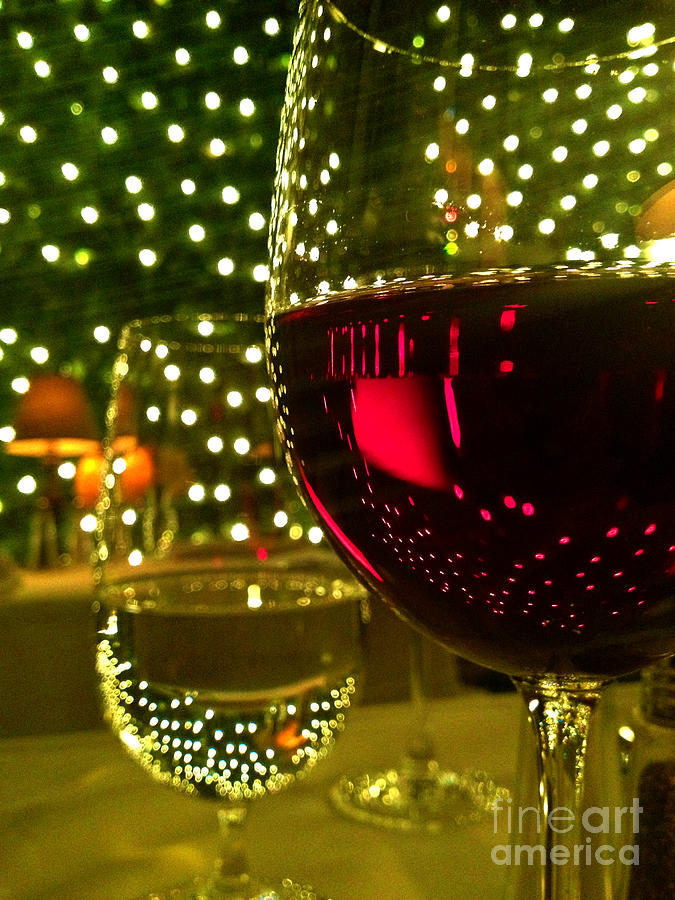 Wine and Lights Photograph by Micah May