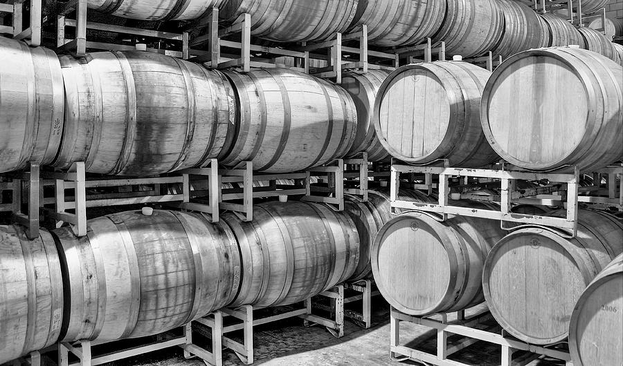 Wine Barrels Photograph - Wine Barrels by Richard Cheski