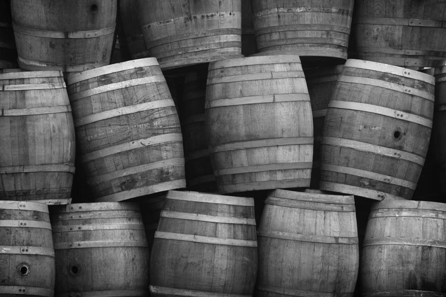 Wine Photograph - Wine Barrels by Robert Voorheis