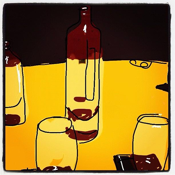 Wine Photograph - #wine #bottle And #glasses by Jaime Grego-Mayor