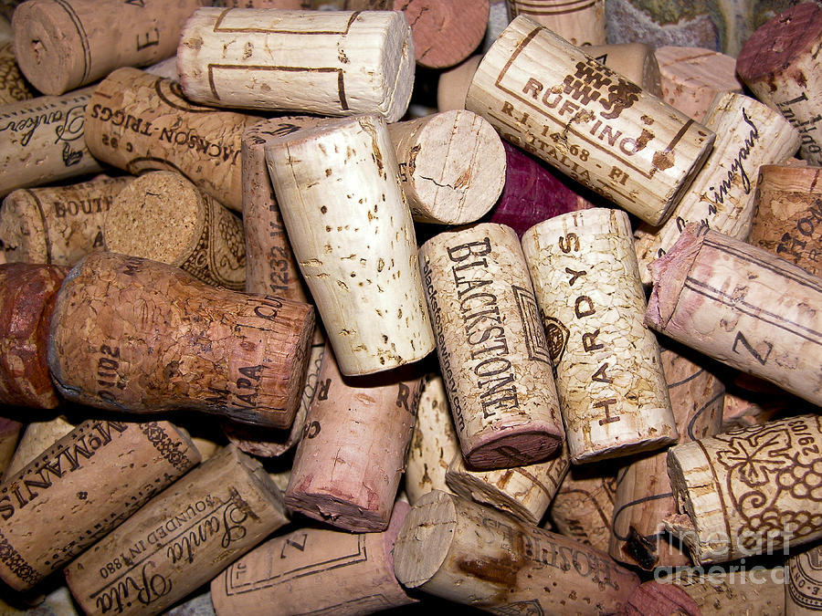 Wine Bottle Corks Photograph by Tom Brickhouse