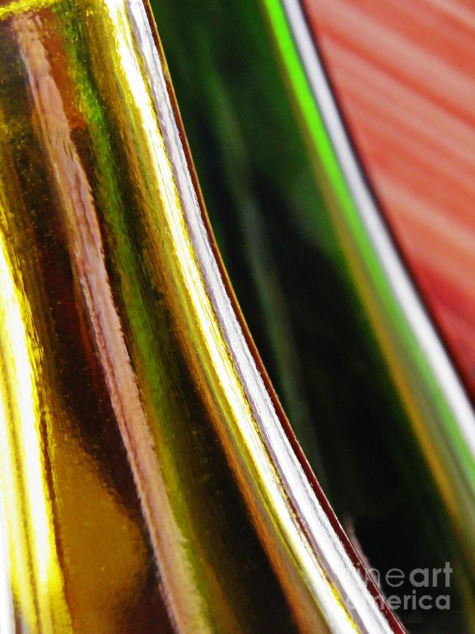 Abstract Photograph - Wine Bottles 19 by Sarah Loft