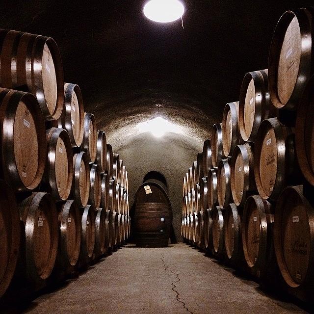 Vscocam Photograph - Wine Caves Underground. 👻🍷 // by Kevin Mao