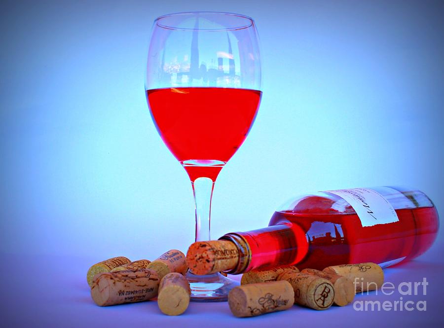 Wine Photograph - Wine by Clare Bevan