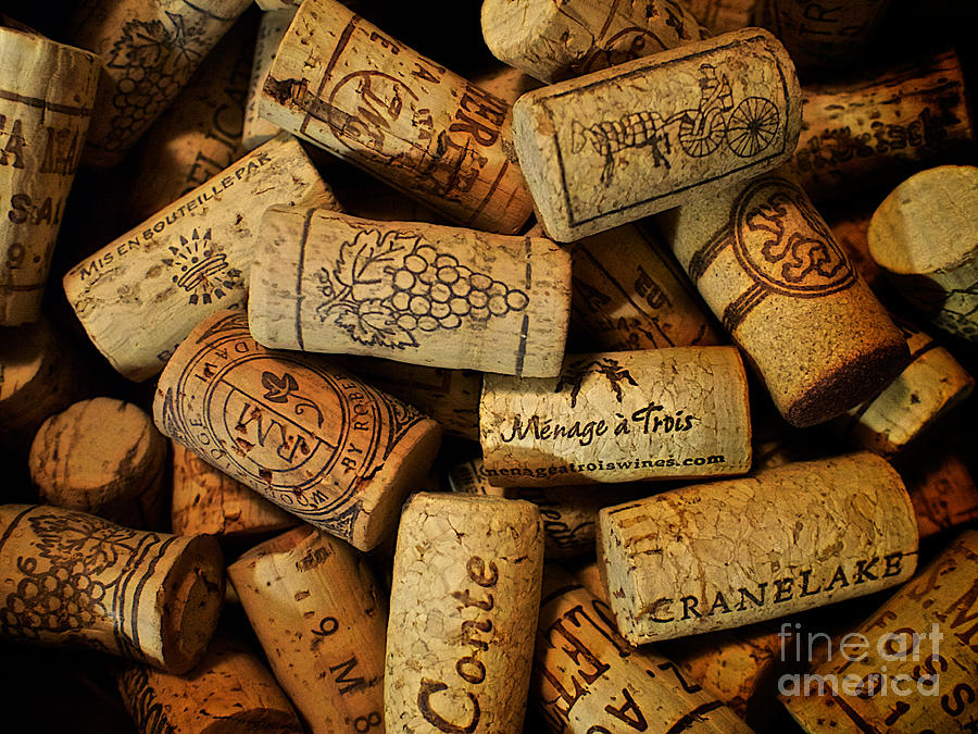 Wine Corks Photograph by Mark Miller