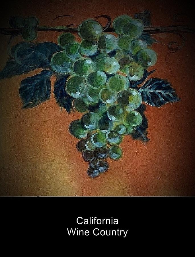 Wine Country Poster 3 Painting by Andrew Drozdowicz