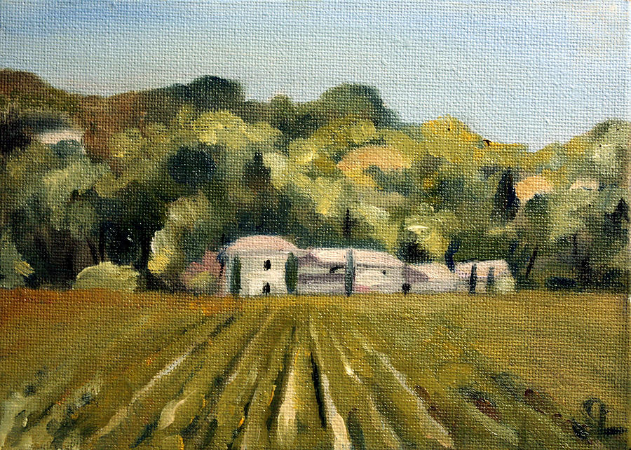 Wine Country Painting by Sarah Lynch