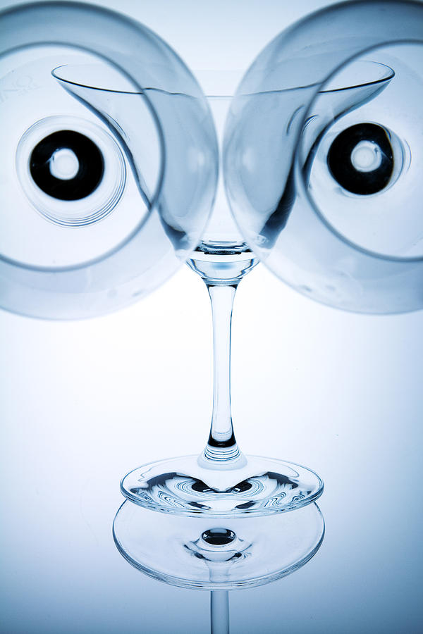 Wine Photograph - Wine Glasses 9 by Rebecca Cozart