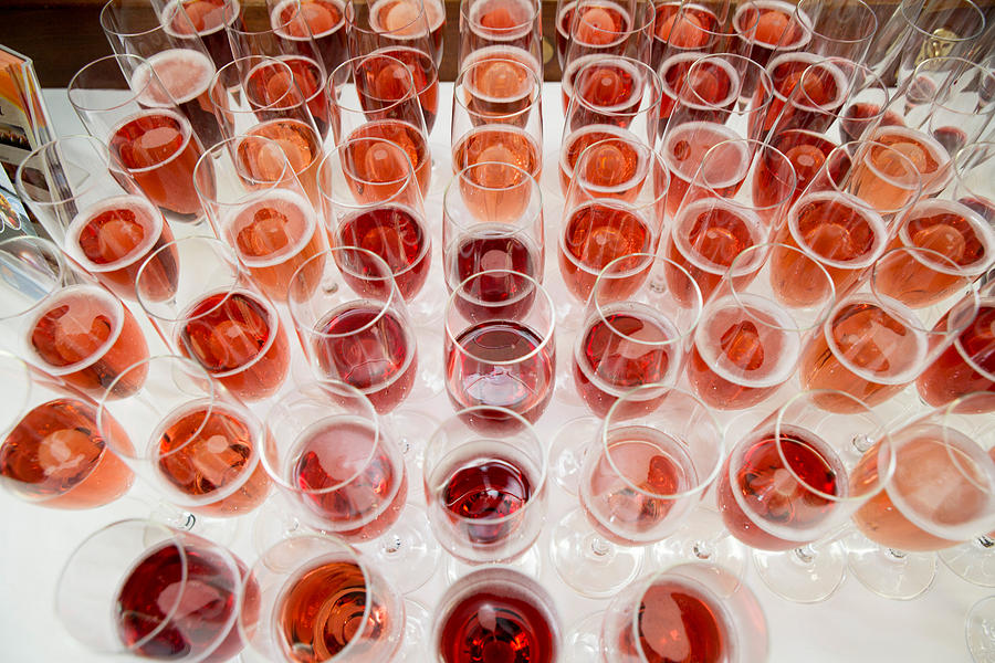 Wine Glasses, Dinner Cruise, Reykjavik Photograph by Panoramic Images