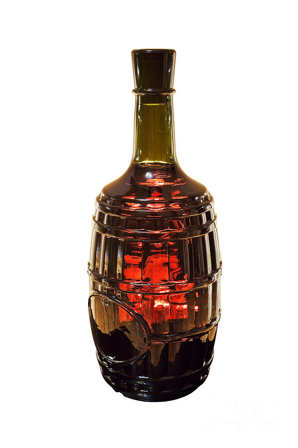 Wine Photograph - Wine in the bottle. by Alexandr  Malyshev