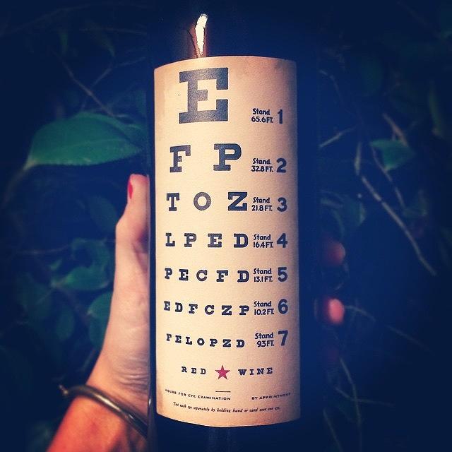 Wine Label That Doubles As An Eye Photograph by Samantha Ouellette