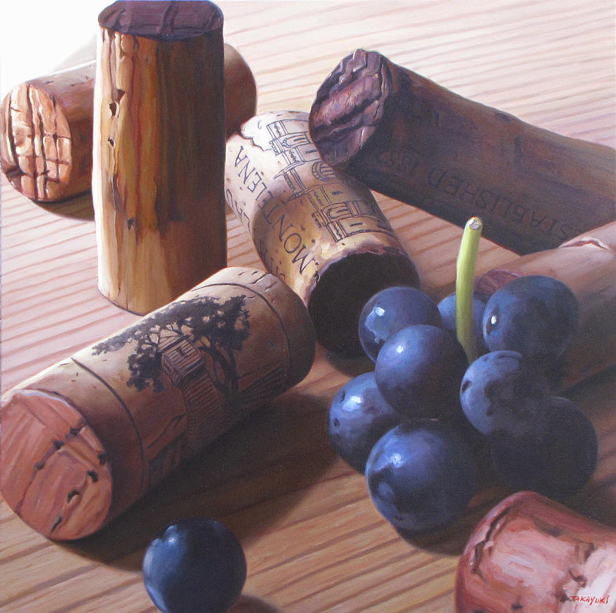 Napa Valley Wine Painting - Wine Red by Takayuki Harada