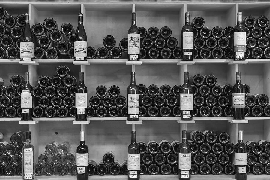 Wine Shelf Photograph by Georgia Clare