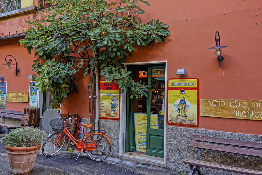 Wine Photograph - Wine Shop Monterosso Italy DSC02584  by Greg Kluempers