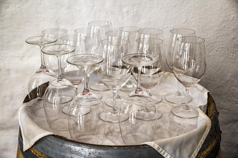 Wine Photograph - Wine Tasting Glasses by Georgia Clare