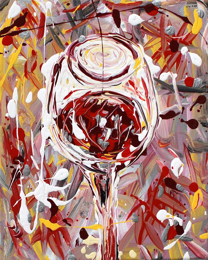 Wine Time Painting by Mark Stiles | Fine Art America