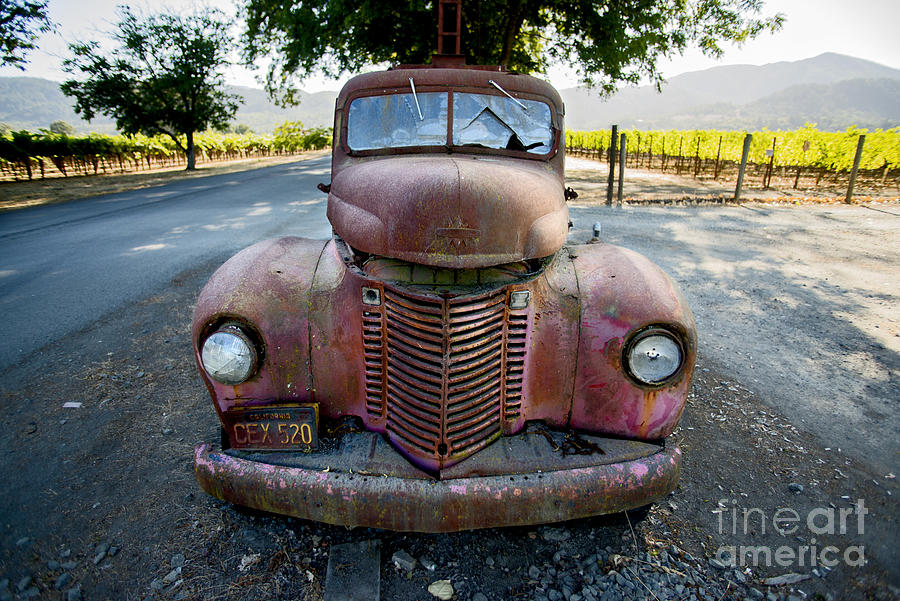 Wine Truck Photograph by Jon Neidert
