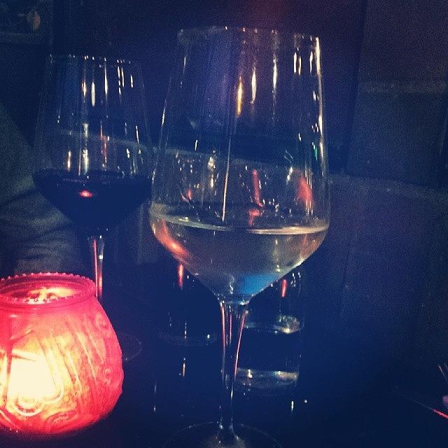 Perfection Photograph - Wine Type Of Night And A Nice Candle by Michelle Kojakehyanyan