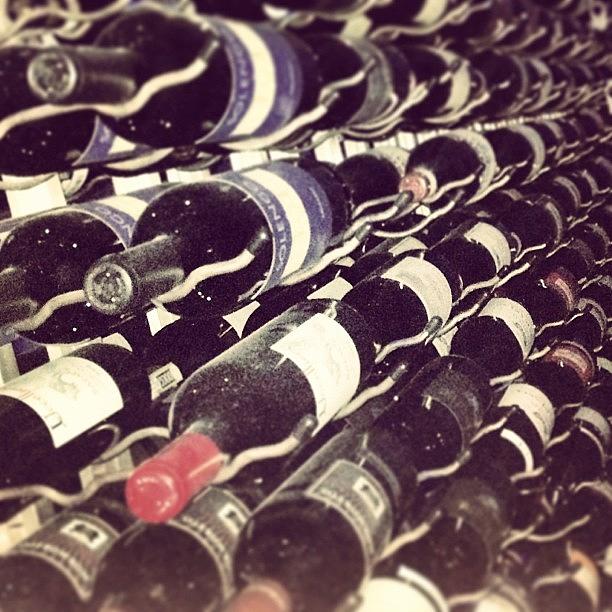 Bottle Photograph - #wine #winecellar ##cachecache #aspen by Tony Sinisgalli
