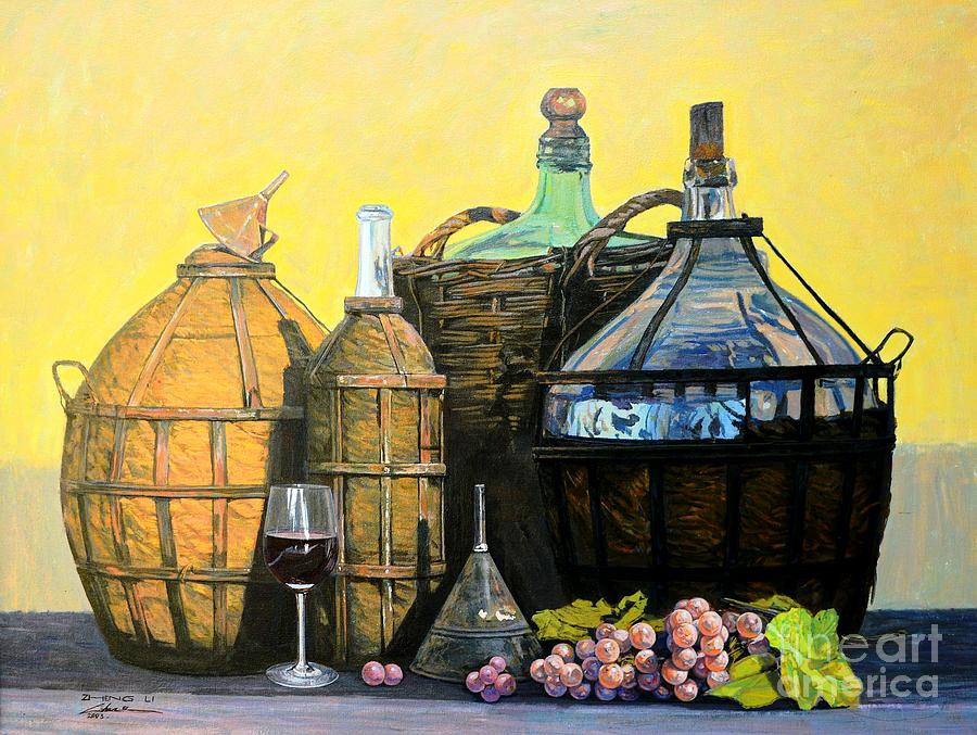 Wine Painting by Zheng Li
