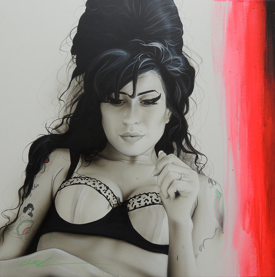 Amy Winehouse Painting - Winehouse by Christian Chapman Art