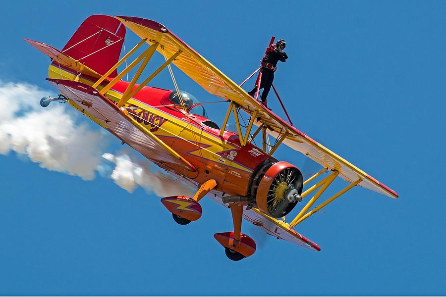 Wing Walker Photograph by Ronnie Prcin