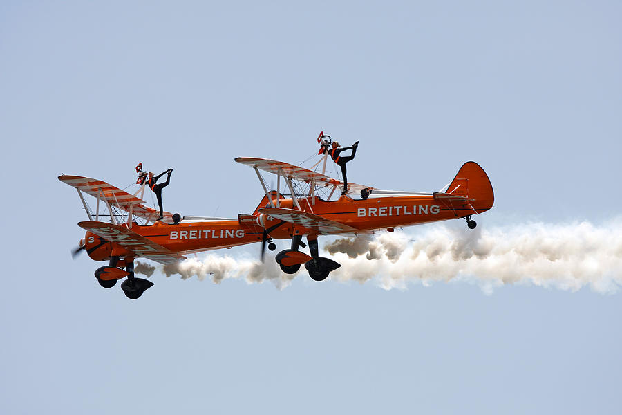 Wing walkers  Photograph by Steve Ball