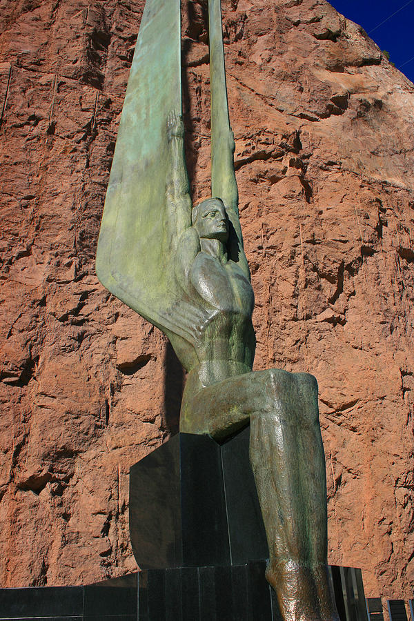 winged figure john lewis