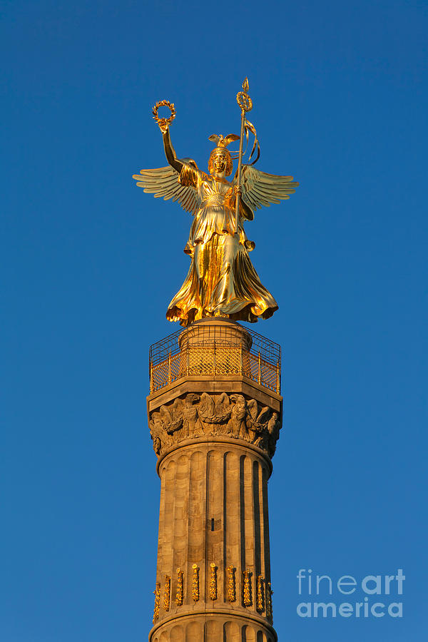 Winged Roman Goddess Of Victory Photograph by Peter Jost