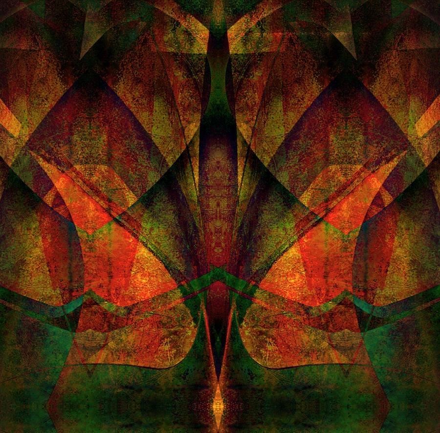 Winged Symmetry Digital Art by Amanda Moore
