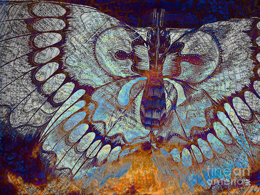 Butterfly Mixed Media - Wings of Destiny by Christopher Beikmann