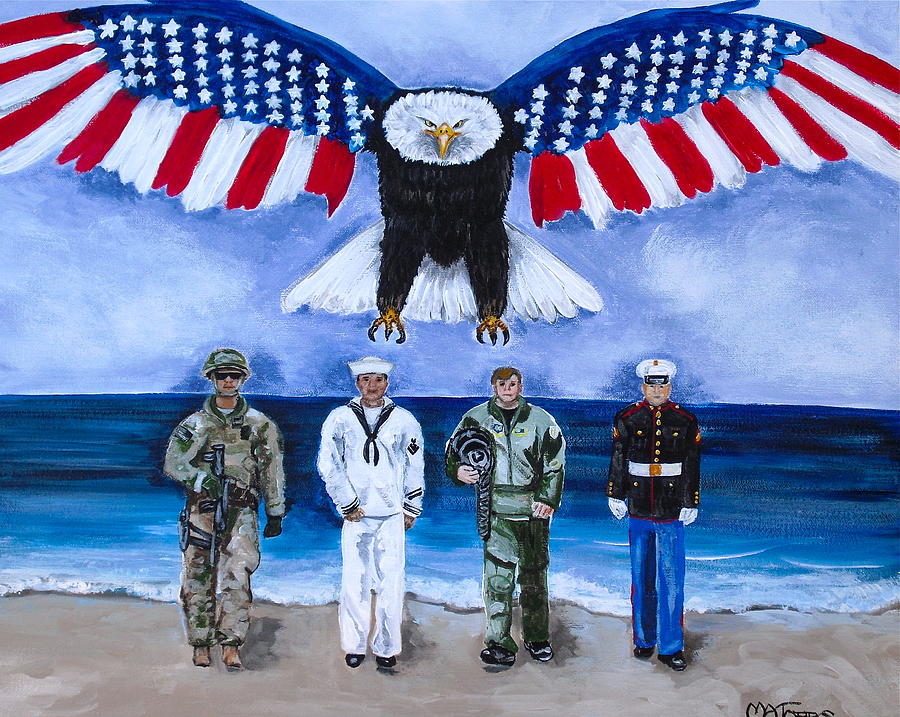 Wings of Freedom Painting by Melissa Torres