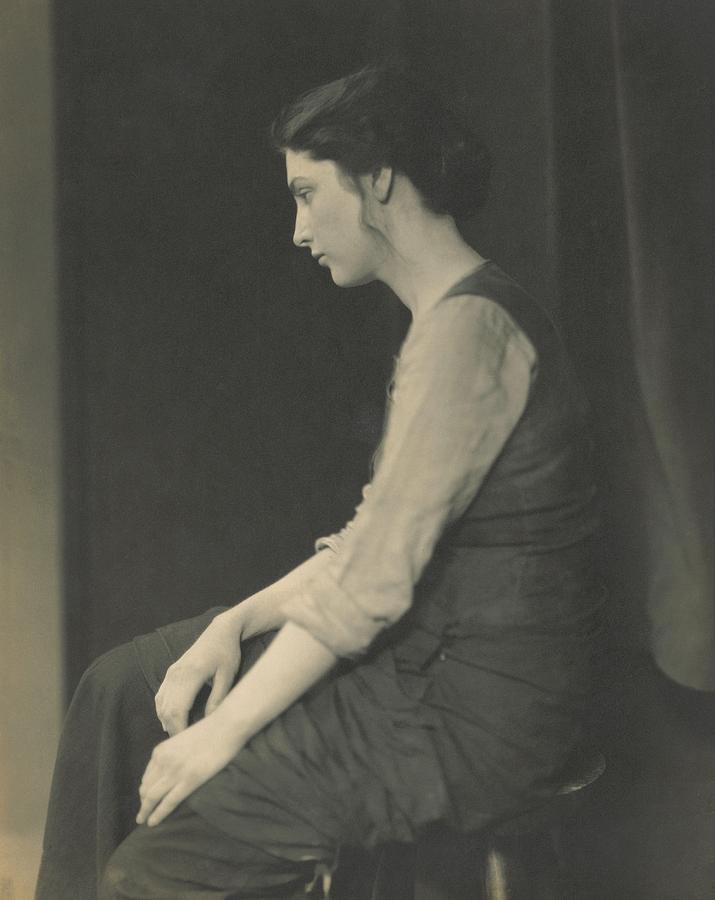 Winifred Lenihan Sitting Photograph by Edward Steichen