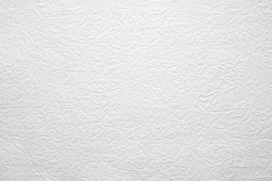 Winkled white Washi paper texture background Photograph by Katsumi Murouchi